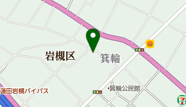 箕輪久伊豆神社こども広場の地図画像