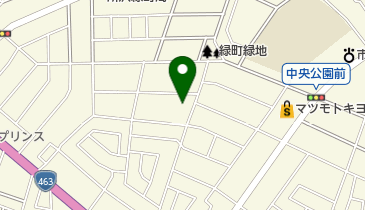 中道公園の地図画像