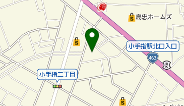 小手指公園の地図画像