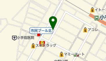 緑野南公園の地図画像