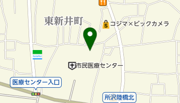 南山公園の地図画像