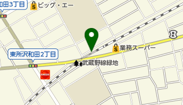 武蔵野線緑地の地図画像