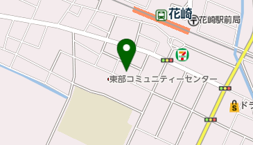 花崎駅南公園の地図画像