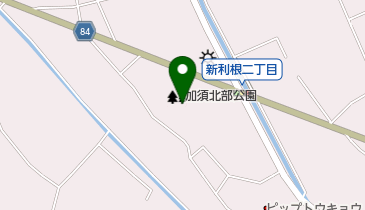 加須北部公園の地図画像