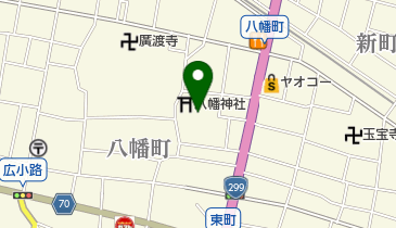 八幡児童遊園の地図画像