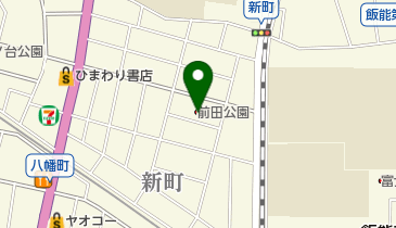 前田公園の地図画像