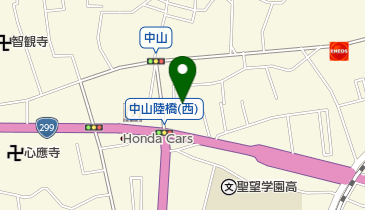 中山遊戯公園の地図画像