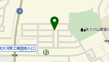あじさい公園の地図画像