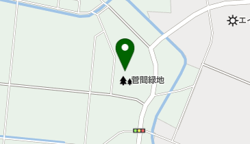 菅間緑地の地図画像
