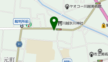氷川公園の地図画像