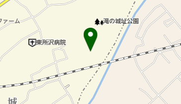 滝の城址公園運動場の地図画像