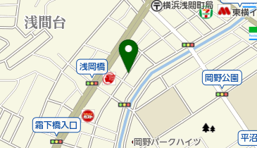 新田間公園の地図画像