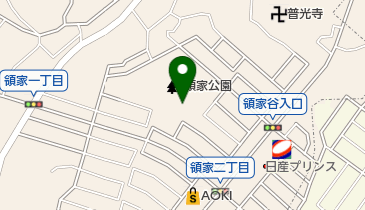 領家公園の地図画像