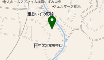 和泉町桜川公園の地図画像