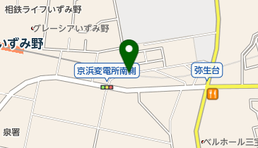 和泉町横根公園の地図画像