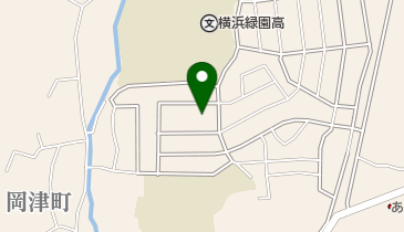 岡津公園の地図画像