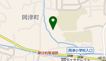 岡津鷹匠町公園の地図画像