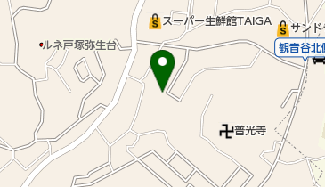 岡津南公園の地図画像