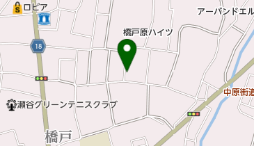 橋戸一丁目公園の地図画像