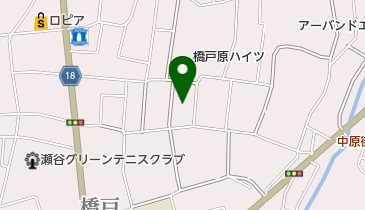 橋戸原公園の地図画像