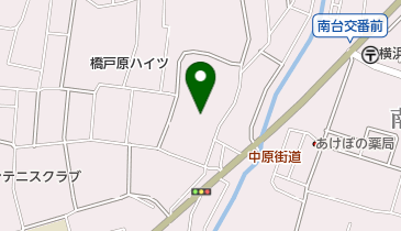 橋戸東公園の地図画像