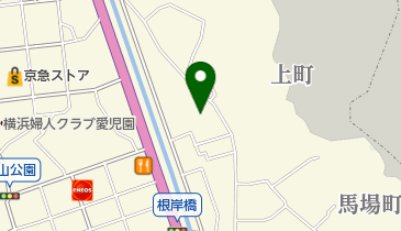 磯子上町公園の地図画像