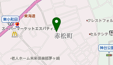 東小和田公園の地図画像