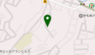 永田東かつら公園の地図画像