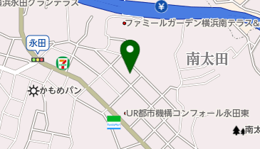 永田東三丁目公園の地図画像