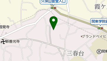 三春台公園の地図画像