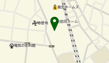 新鶴見公園の地図画像