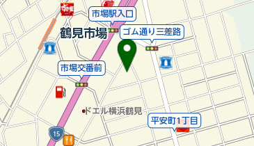 市場公園の地図画像