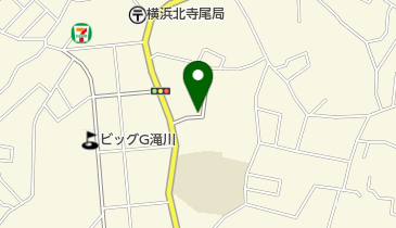 北寺尾第三公園の地図画像