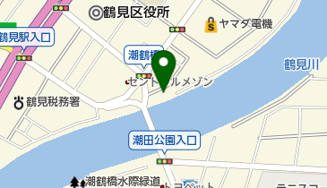 潮鶴橋公園の地図画像