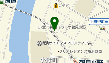 下野谷町公園の地図画像