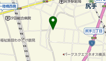 尻手三丁目公園の地図画像