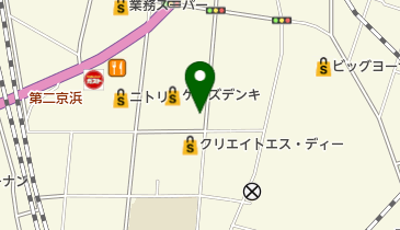 尻手二丁目第二公園の地図画像