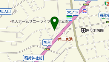 下末吉旭台公園の地図画像