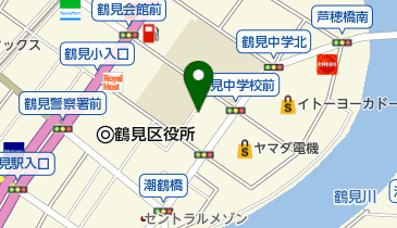 鶴見中央三丁目公園の地図画像
