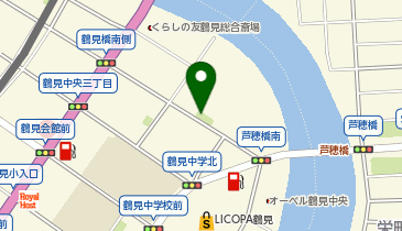 鶴見中央三丁目第二公園の地図画像