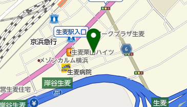 生麦神明公園の地図画像