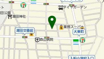 東潮田公園の地図画像