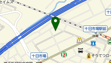 十日市場石田公園の地図画像