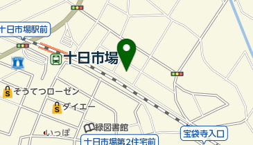 十日市場中里公園の地図画像