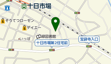 十日市場日向山公園の地図画像