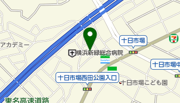 十日市場西田公園の地図画像