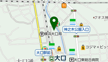 入江川公園の地図画像