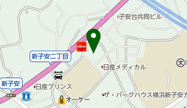 打越公園の地図画像