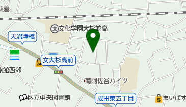 阿佐ヶ谷南公園の地図画像