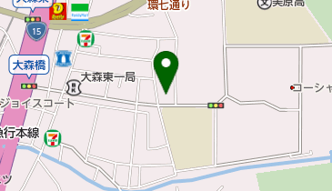 大森東一公園の地図画像